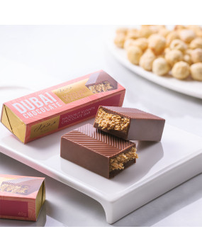 Dubai Chocolate Bar – Hazelnut Kunafa