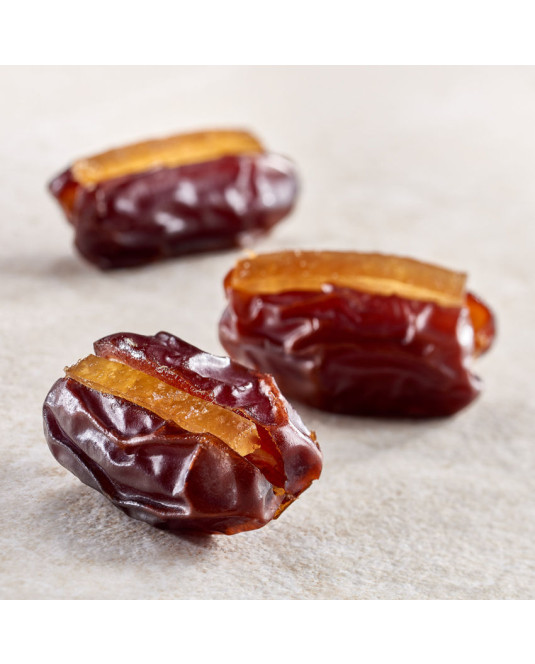 Khidri Dates with Candied Lemon Peel